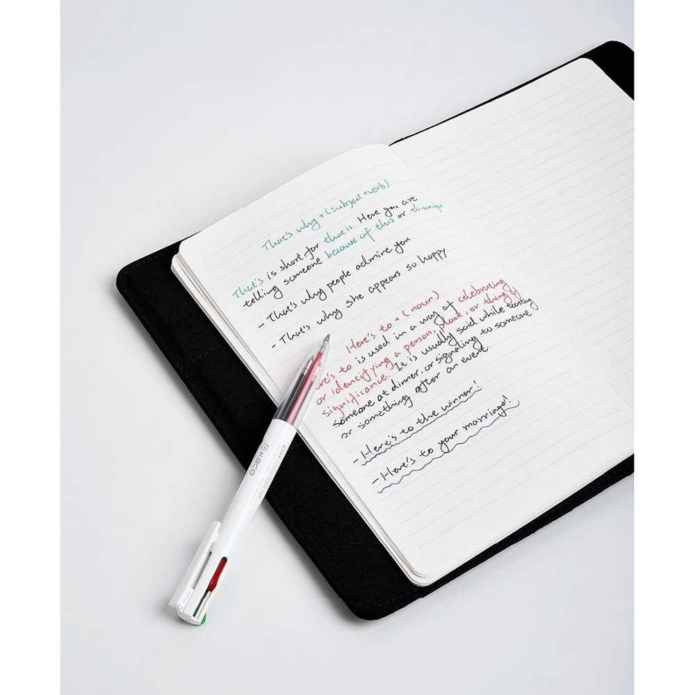 

MRNSTREKaco EASY 4 in 1 Multifunction Gel Pen Pena Pulpen Bolpoin 0.5mm 1 PCS - K1041 (Black Blue Red Green Ink)