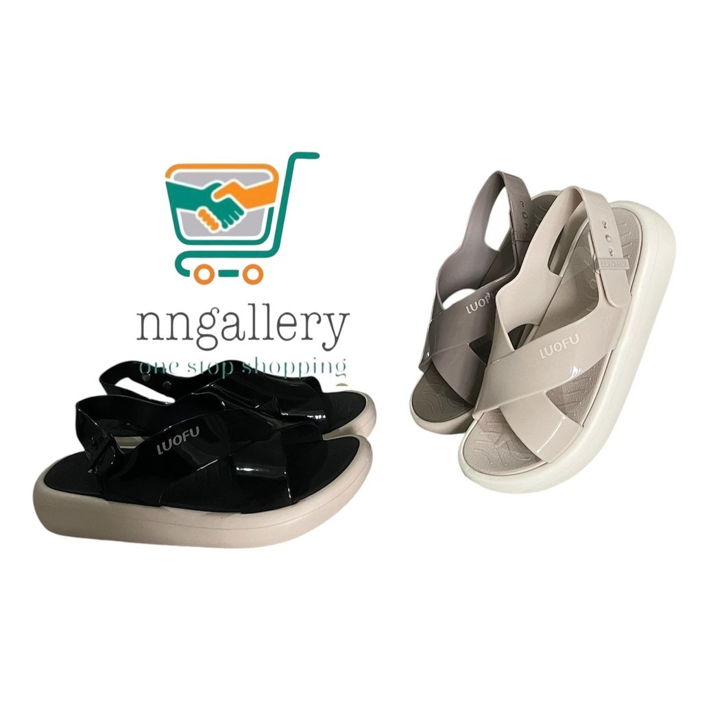 ABRISD LUOFU 7212 3WK SANDAL SELOP SILANG TALI BELAKANG RINGAN DAN NYAMAN