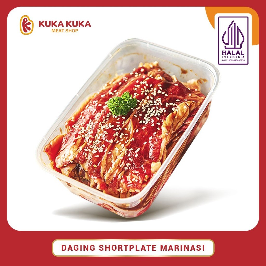 Daging Sapi Marinasi 500gr Teriyaki / Bulgogi / Blackpepper / BbQ US Beef Slice /  Daging Sapi Bumbu