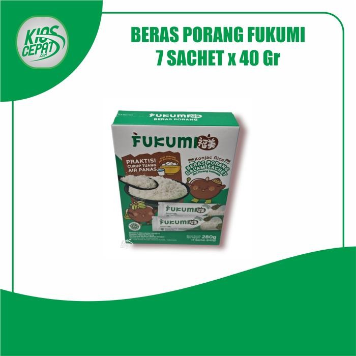 

Beras Porang Fukumi Box (7 Sachet x 40gr)