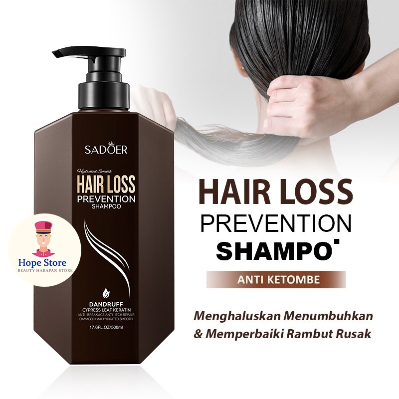 500ml Shampo Sadoer Anti Hair Fall - Shampo Pencegah Rambut Rontok Membuat Rambut Lebih Cepat Panjan
