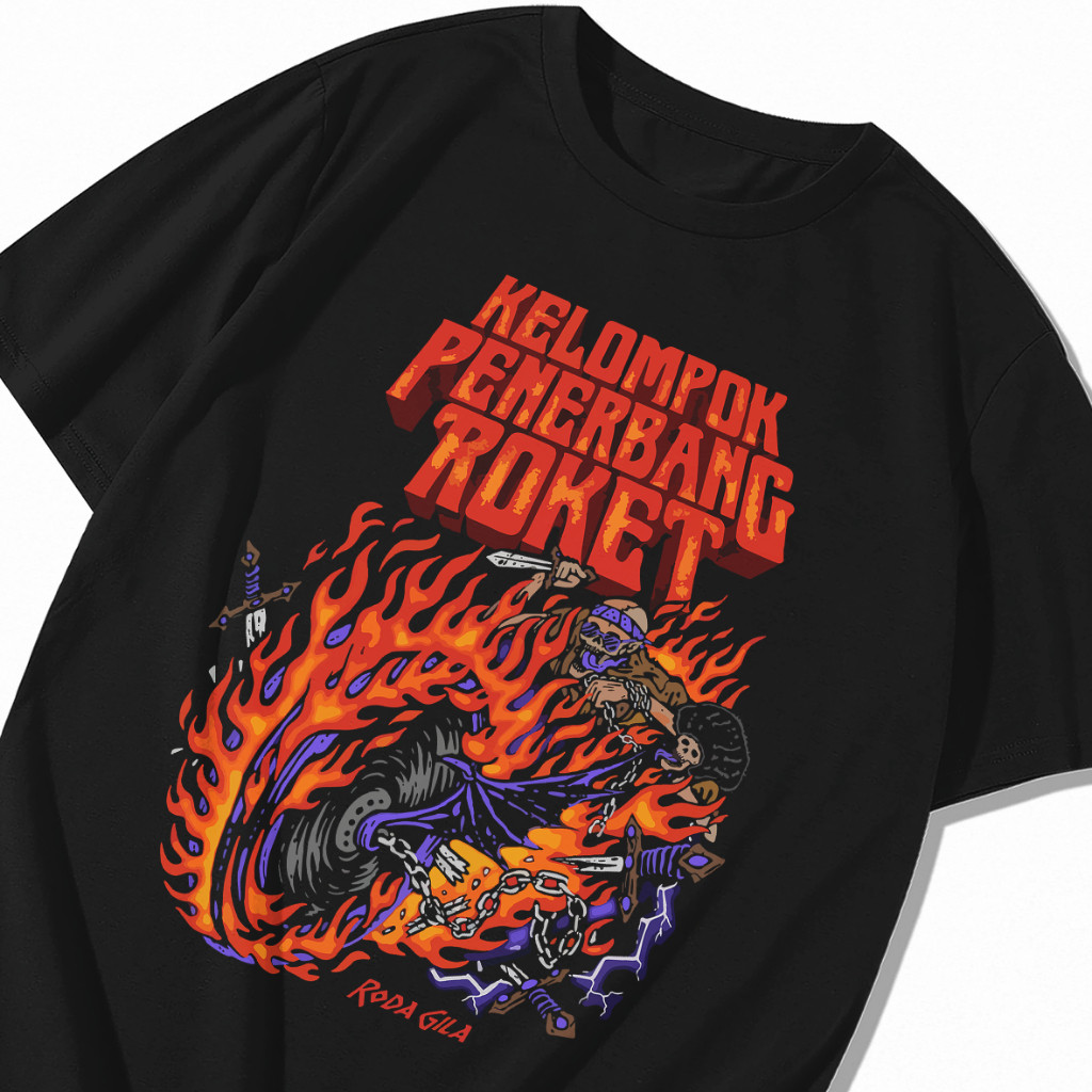 T-shirt Kelompok Penerbang Roket - RODA GILA | KPR