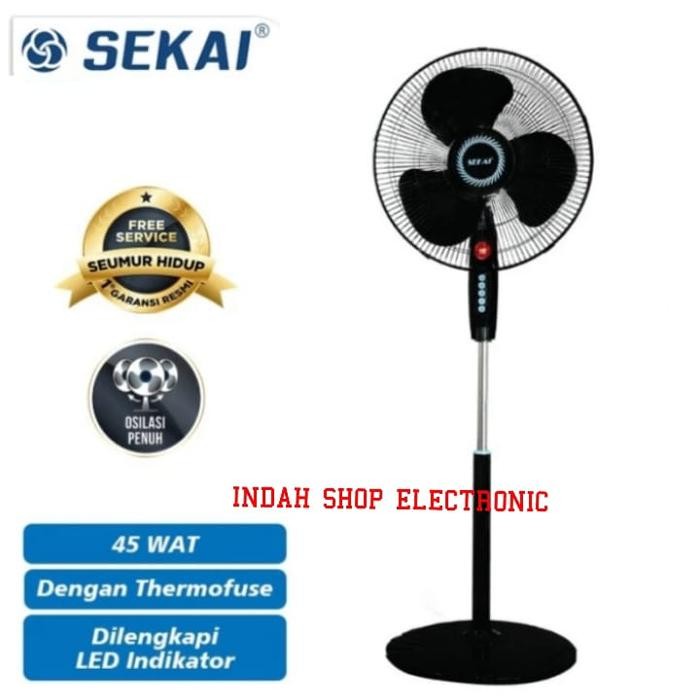 Kipas Angin Berdiri SEKAI SFN -1621 (16") / Stand Fan SEKAI 16inci
