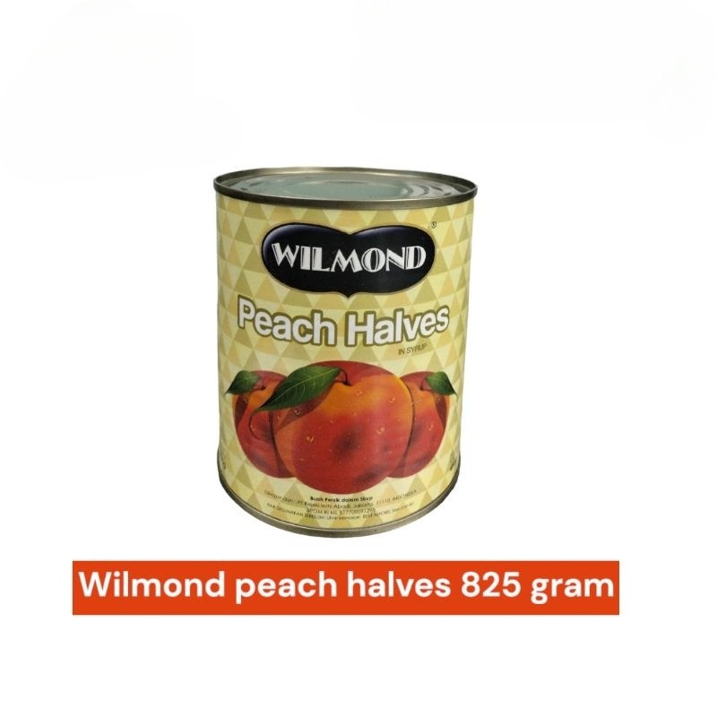 

Wilmond peach halves 825 gram