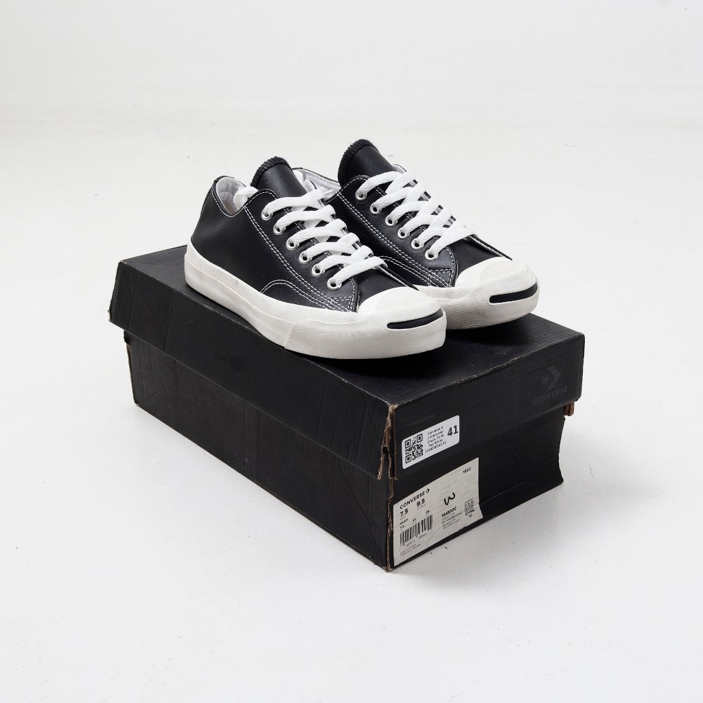 Converse Jack Purcell Leather Black White