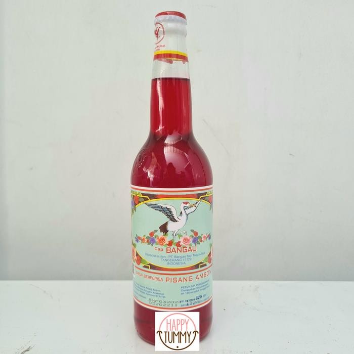

sirup cap bangau rasa pisang ambon 620ml botol kaca - no wrap-gojek