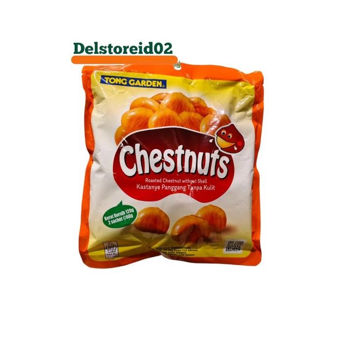 

Tong garden chestnut roasted chestnut without shell (kastanye panggang tanpa kulit) 120gr