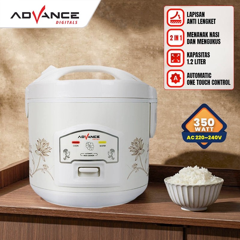 DISKON Advance rice cooker mini A-12 rice cooker 1.2 liter magic com kecil rice cooker double magic 