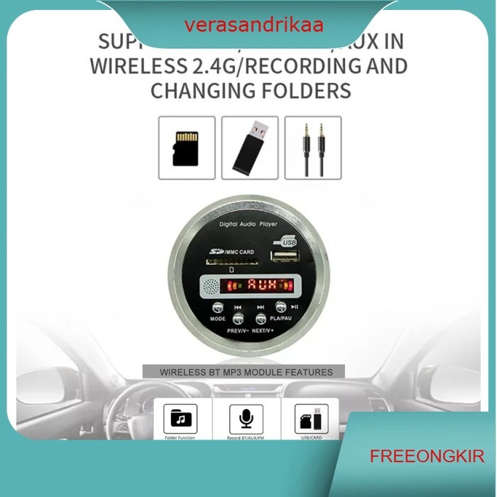 Modul mp3 Bluetooth 5V - 12V D122 MODEL BULAT