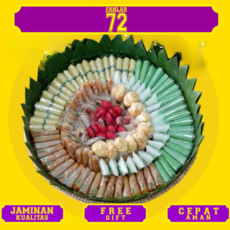 Kue Tampah Kue Jajanan Pasar Kue Tradisional Untuk Acara Paket Isi Bervariasi Halal