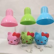 Reida Lampu Belajar Karakter Hello Kitty