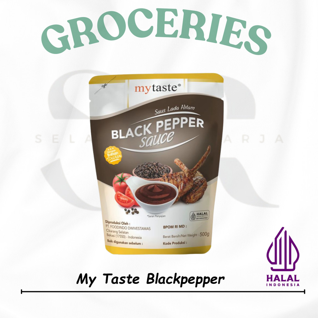 

My Taste Blackpepper Sauce Saus Lada Hitam