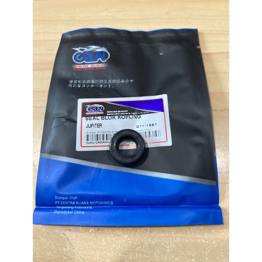 CRUN Seal Blok Kopling Jupiter 10x18x6  Jupiter Z Burhan Robot MX Old New  Vega R ZR  Crypton  Force