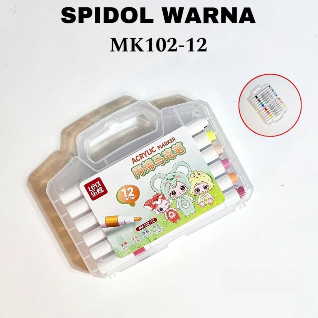 

GG Spidol Warna MK102-12 12warna/Color Marker