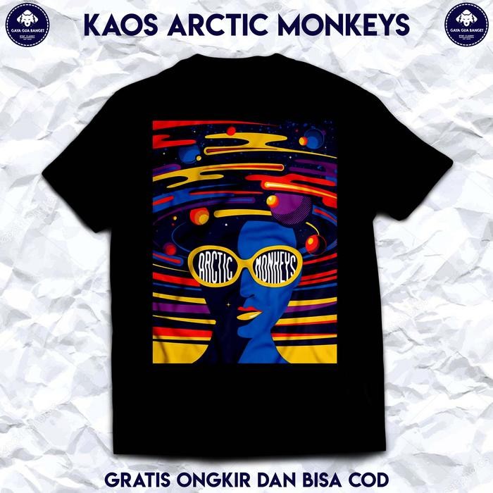 (COD) Kaos Musik Band Arctic Monkeys Original. Kaos Distro Pria dan Wanita. - ARCTIC MONKEYS, S