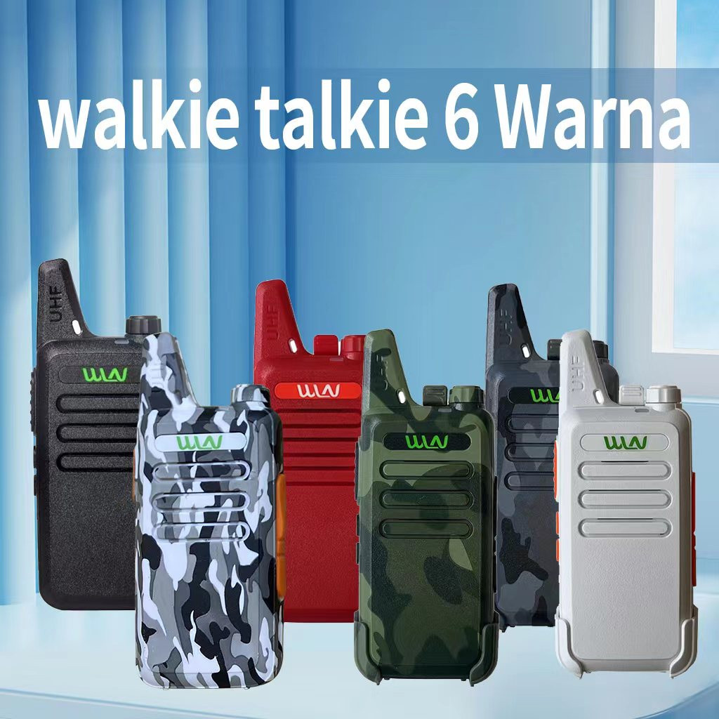 Walkie-talkie nirkabel baterai Li-ion, walkie-talkie genggam
