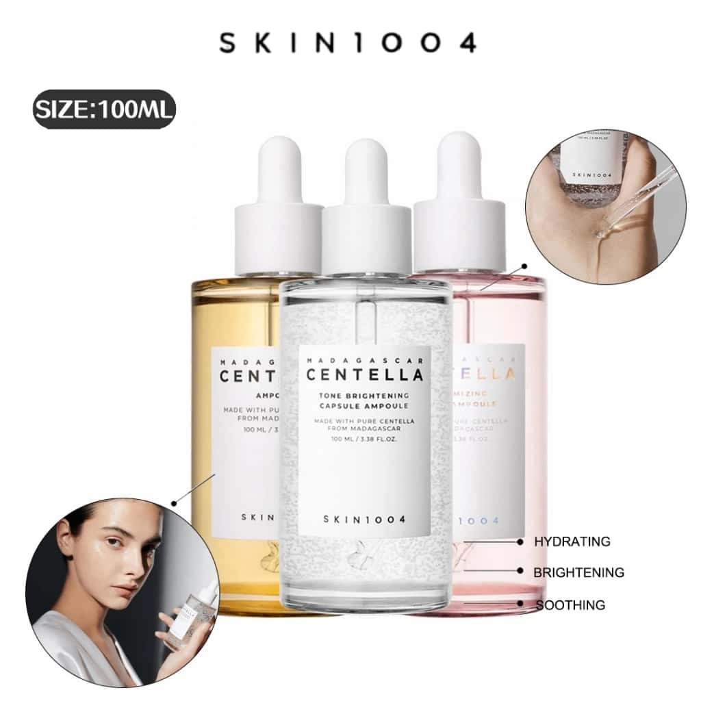 SKIN1004 Madagascar Centella Brightening Ampoule 100ml Ampoule Facial Serum 100ml SKIN1004 Brighteni
