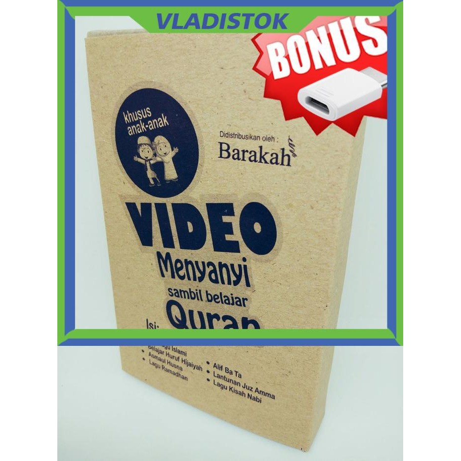 Flashdisk anak berisi Video Belajar Quran sambil bernyanyi