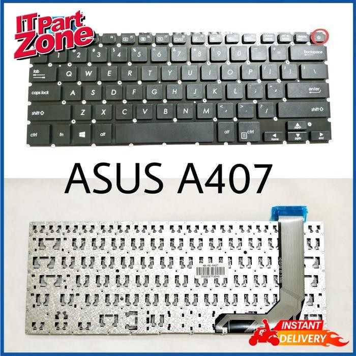 ORI KEYBOARD ASUS A407M A407U A405 A407 X407 A407MA A407U BLACK