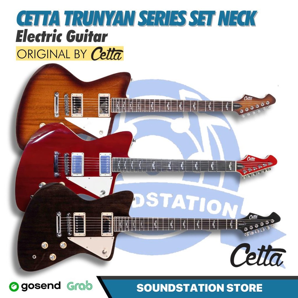 CETTA TRUNYAN SERIES SET NECK ELECTRIC GUITAR - GITAR ELEKTRIK