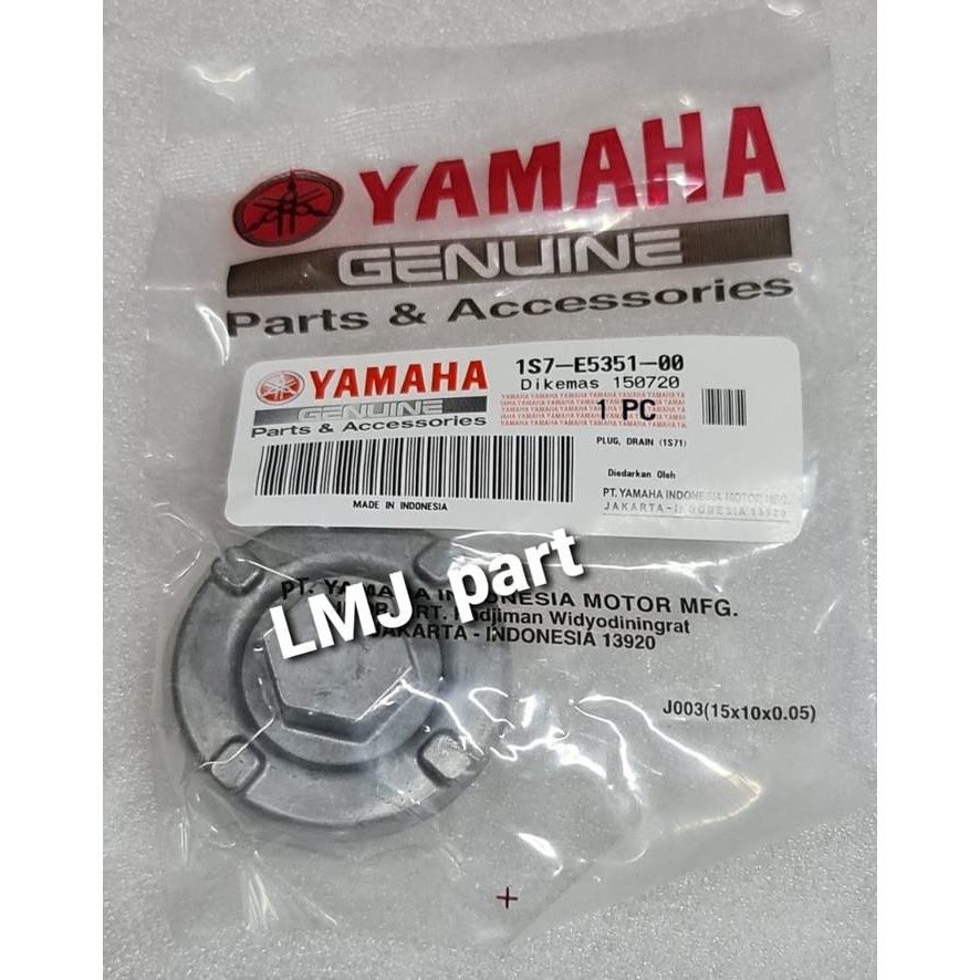 BAUT TUTUP PEMBUANGAN OLI MESIN BAWAH VIXION MT15 XABRE ORI 1S7-E5351-