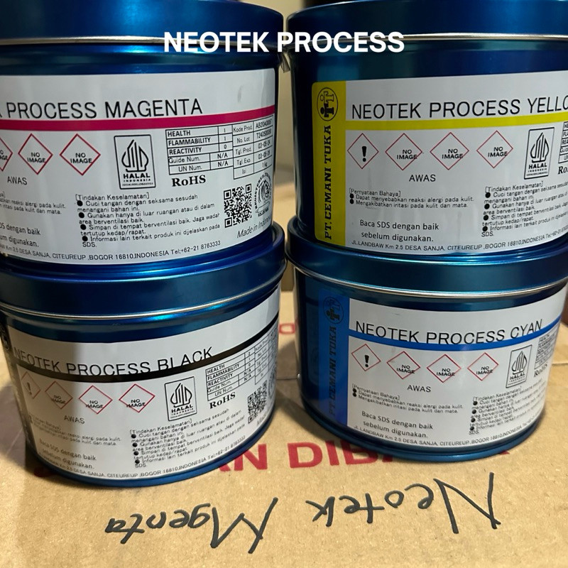 Neotek Process - Cemani Toka - Tinta cetak 1KG