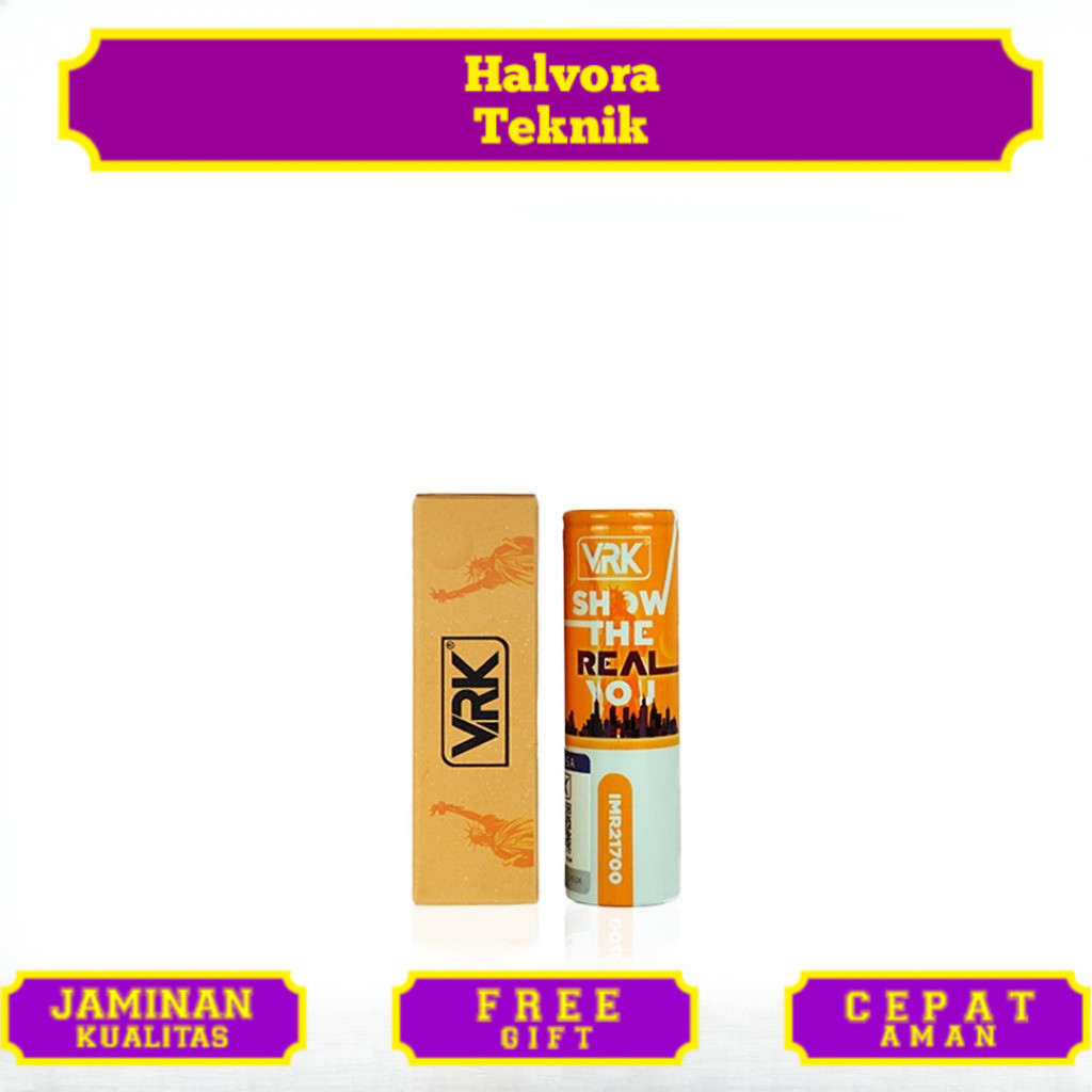 VRK 21700 3750MAH BATTERY VRK BATERAI VRK 3750MAH by VRK