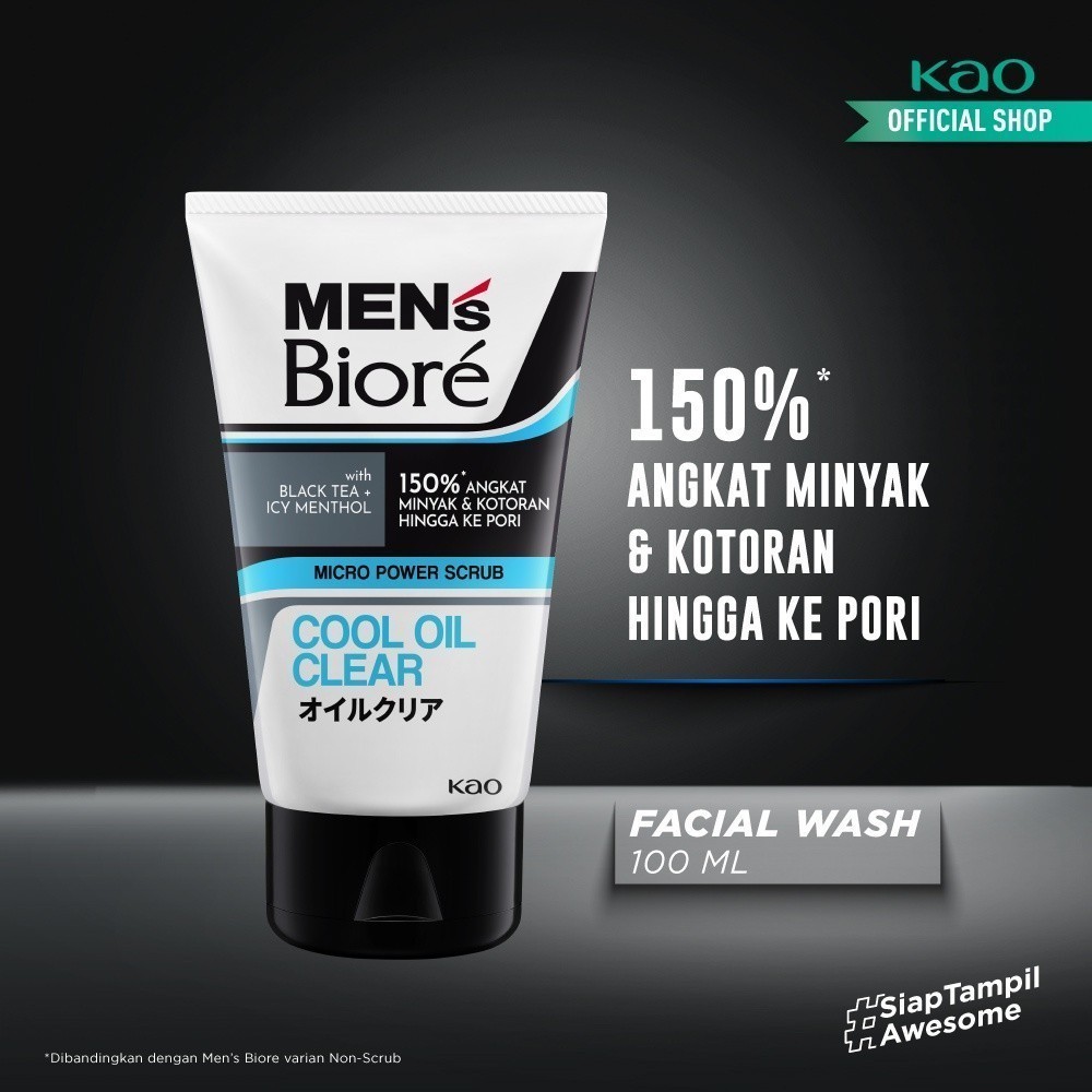 BIORE MENS F.COOL OIL CLEAR 100GR