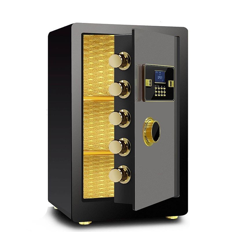 RF - Brankas Digital Tahan Api Tahan Congkel Brankas Uang Brankas Besar Elektrik Ukuran 45cm 60cm