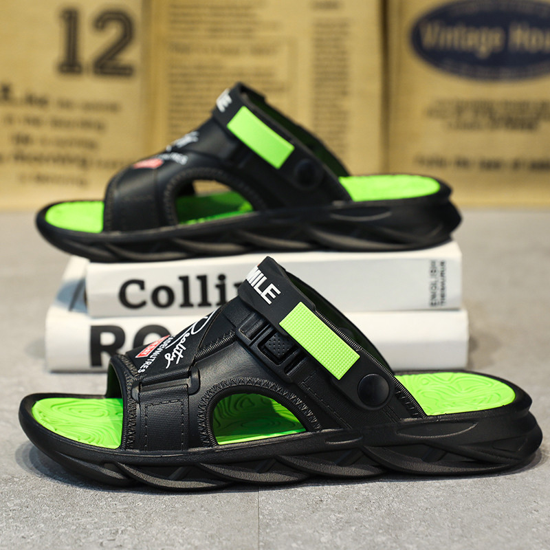 Sendal Pria Anti-selip Sandal Fashion Sandal Tebal Sandal Pria Karet Lembut Bahan EVA Sepatu Sendal 