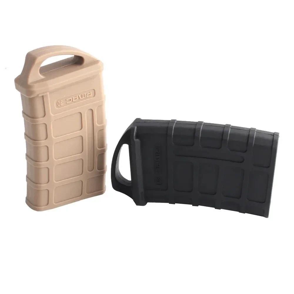 M4 M16 AR15 Fast Magazine Holster Rubber Case 5.56 Anti-slip Protective Sleeve Cover Airsoft Gun Car