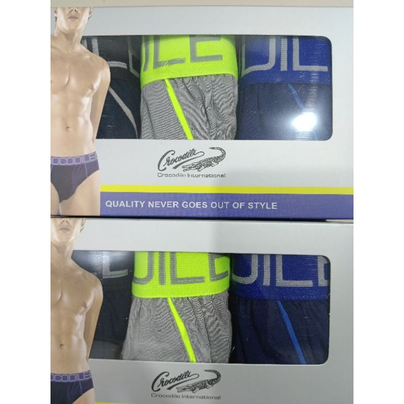 RIRUSHOP Celana dalam crocodile pria 246 / cd crocodile 246 cd cowok