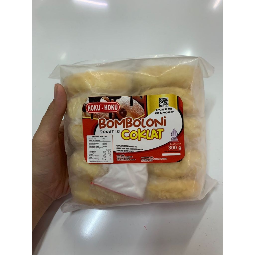 BOMBOLONI DONAT isi COKLAT (HOKU-HOKU)