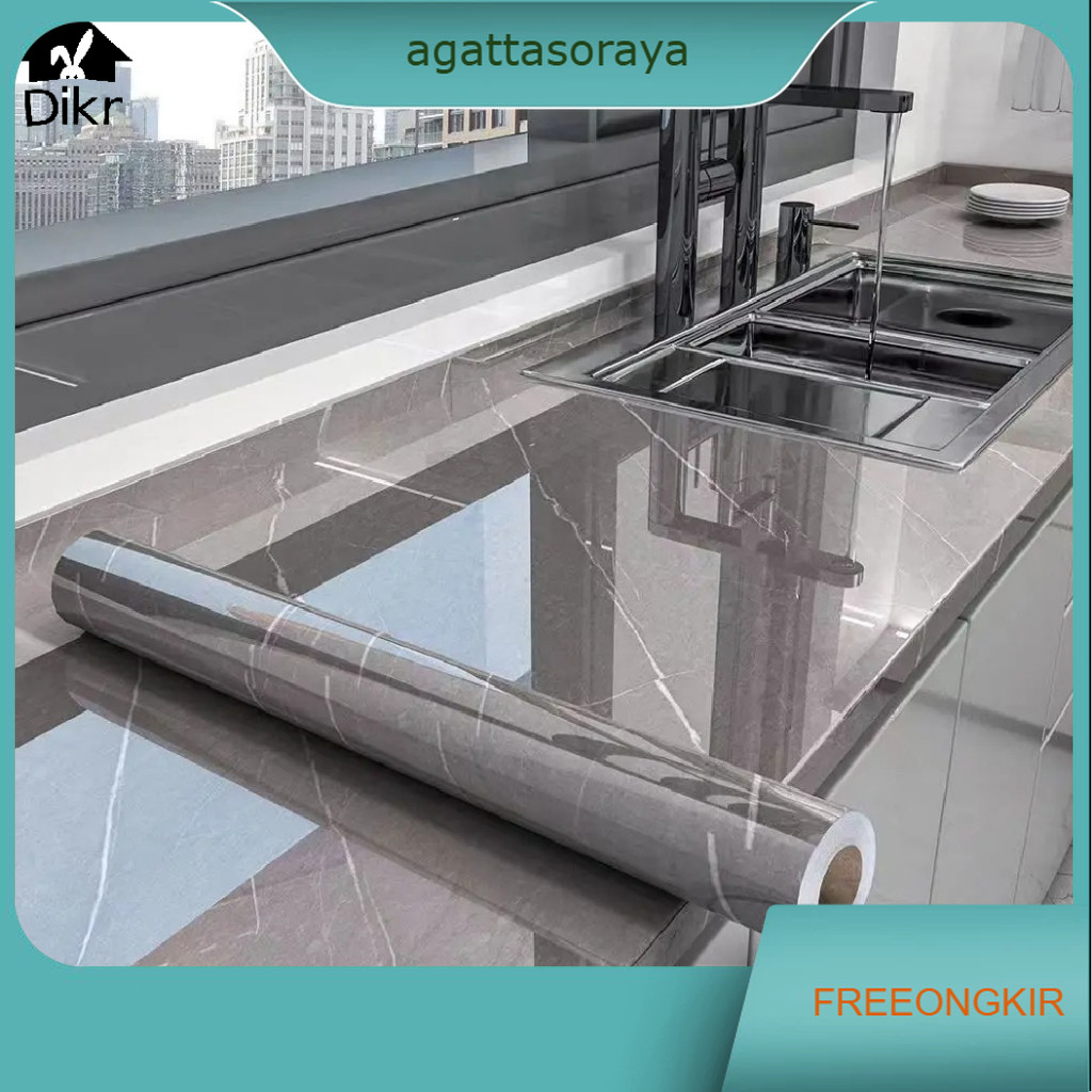 300CMx60CM Wallpaper Dapur Mudah dibersihkan Wall Stickers 60CM*100CM/300CM Wallpaper Dinding