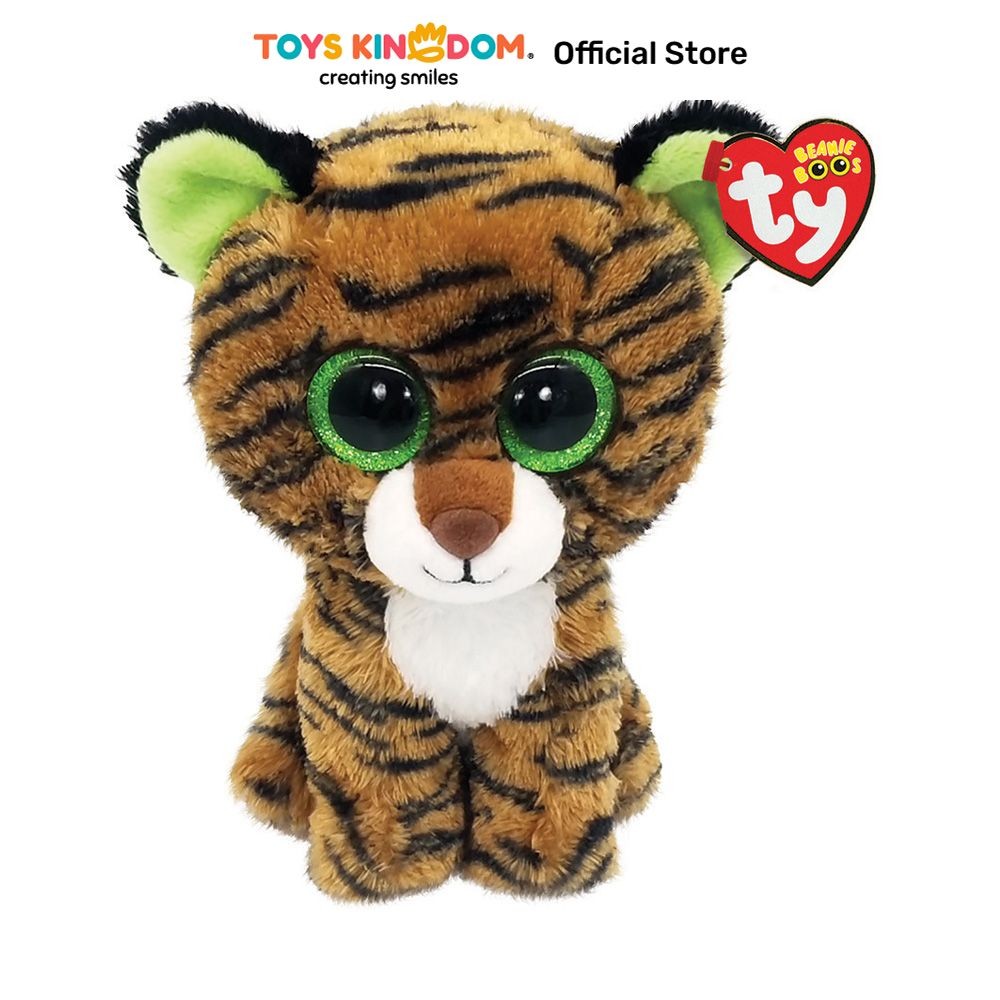 Toys Kingdom Ty Beanie Boos Boneka Hewan Tiggy Tiger Reguler Ty95335 Toys Kids Toy Boneka Kain Karak
