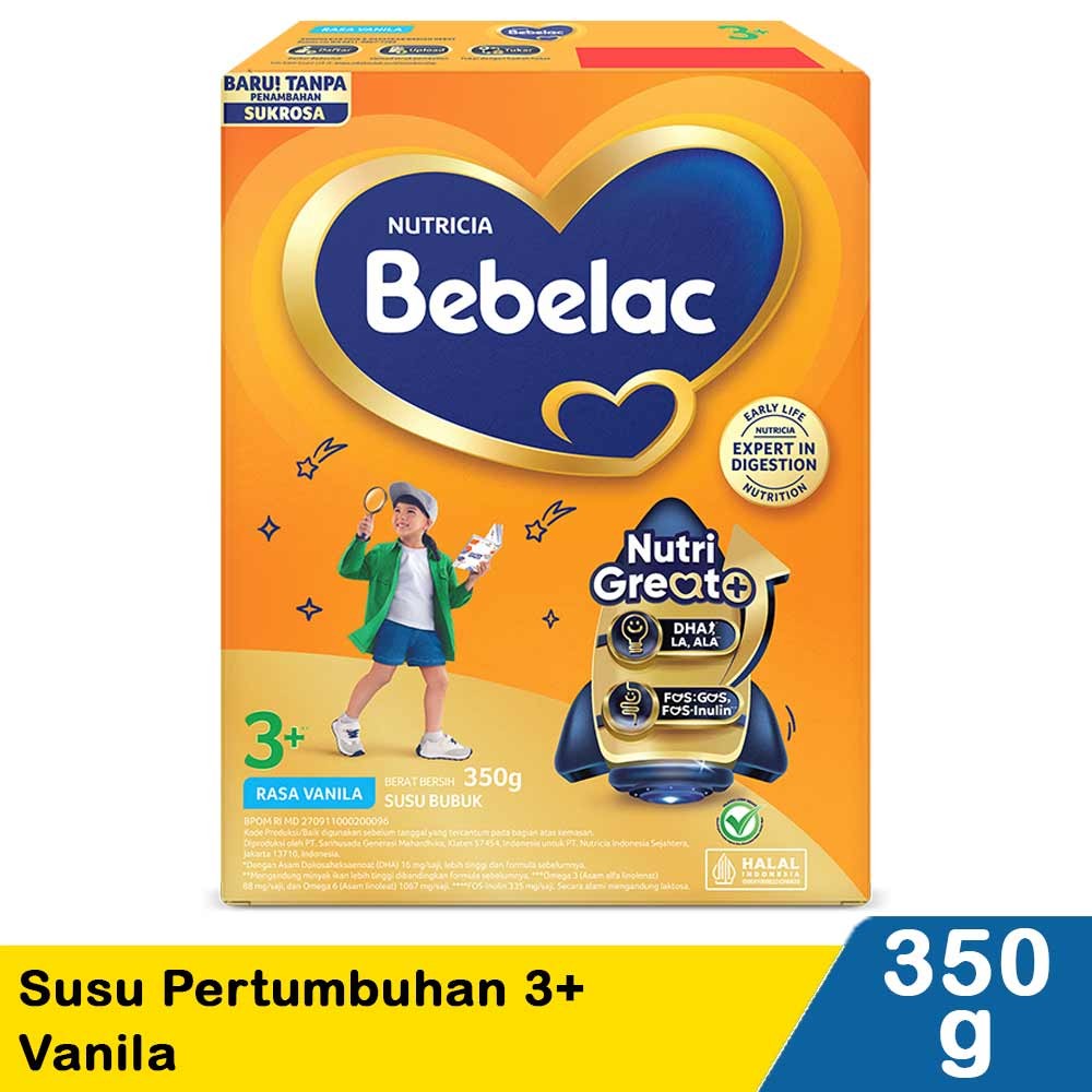 BEBELAC 4 / 3+ SUSU BUBUK VANILLA 400/350g
