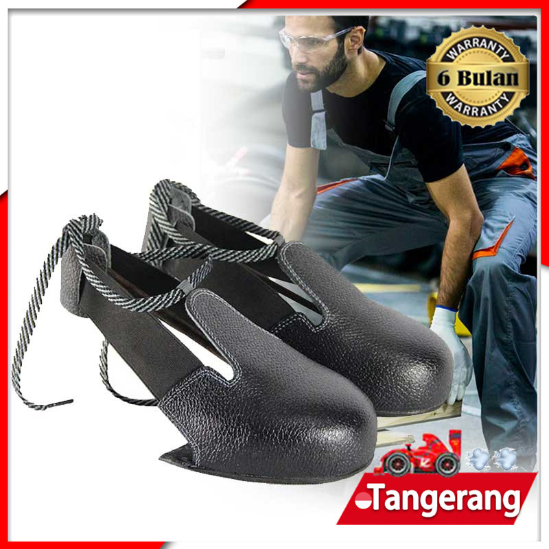 Safety Toe Cap Overshoe Visitor Toe Guard Safety Shoes Kepala Besi Pelindung Boots Sepatu Safety