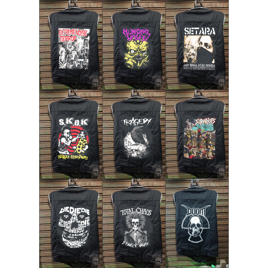 cod EMBLEM, EMBLEM PUNGGUNG,BACK PET EMBLEM JAKET, PARYASI JAKET, BACKPET, EMBLEM PUNK