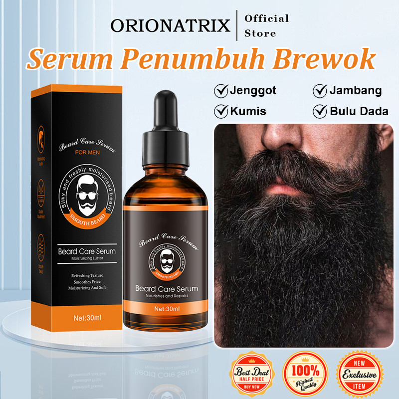 Orionatrix Serum Penumbuh Brewok Pria Cepat Minyak Penumbuh Kumis Cepat Serum Penumbuh Jenggot Brewo