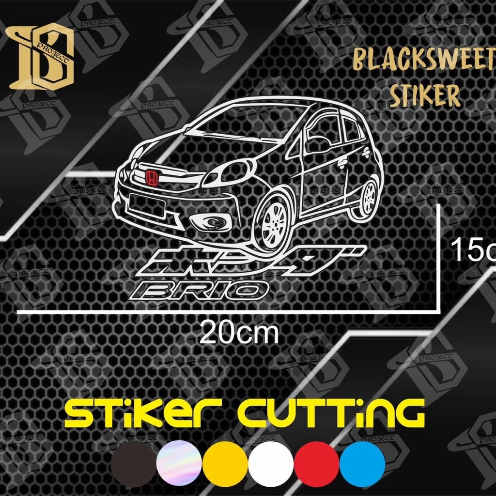 Stiker Cutting Brio | stiker mobil brio