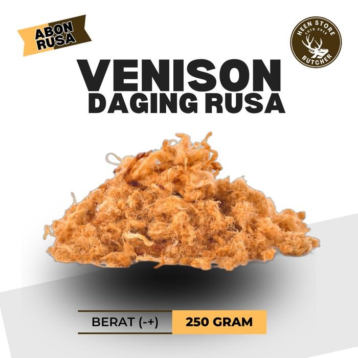 [zerov] Abon Daging Rusa 250 Gram | Venison Floss