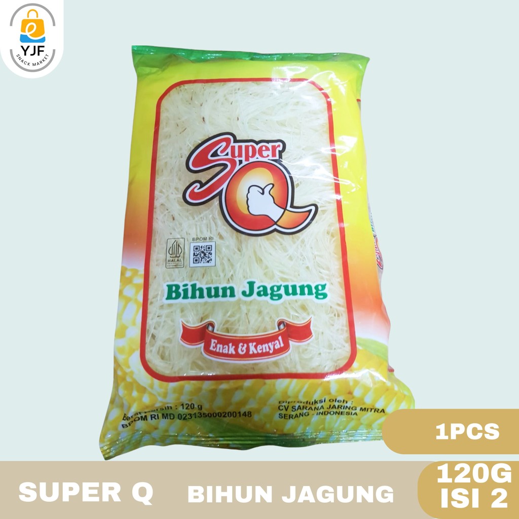 Super Q Bihun Jagung 120g - 1 PCS / Isi 2 pcs / Bihun Kenyal & Gurih / Mie Bihun Jagung
