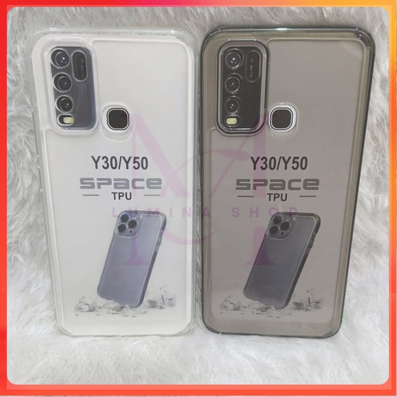 PROMO+COD Softcase Casing Clear Space Vivo Y30/Y50/Y30i 1938 Slikon transparan dan pelindung belakan