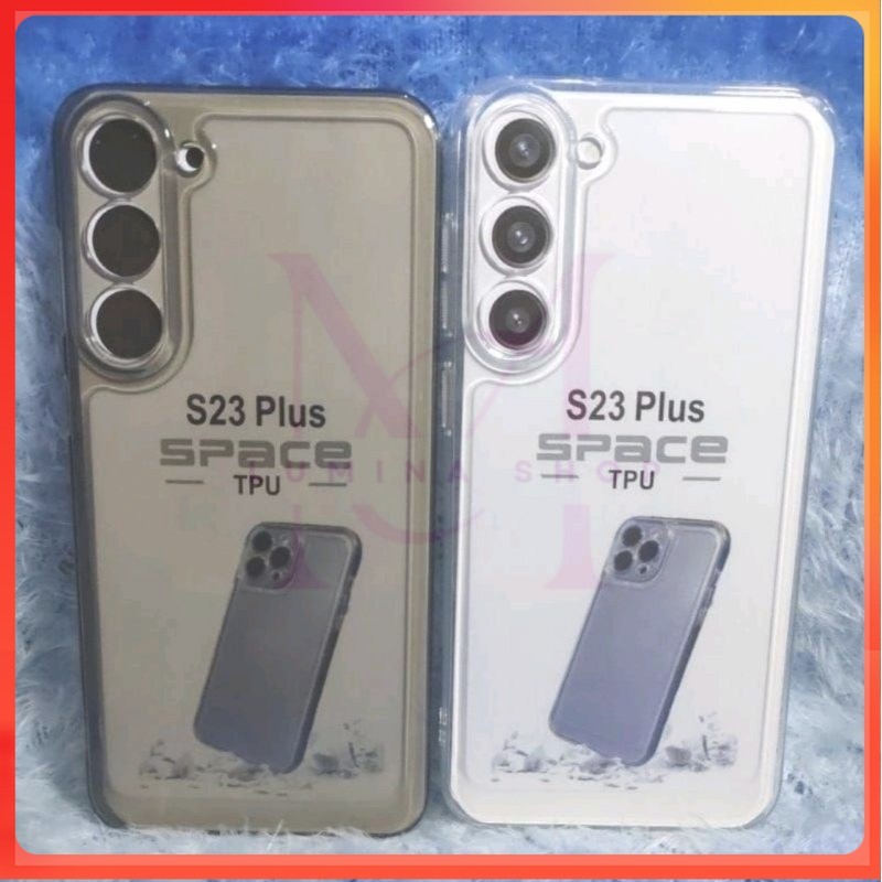 PROMO+COD Softcase Casing Clear Space Samsung S22 PLUS Slikon transparan dan pelindung belakang hp+c
