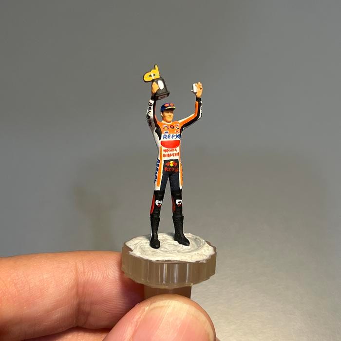 Figure moto gp marquez skala 1/64 custom miniature KS172 - Marquez PAINTNESIA