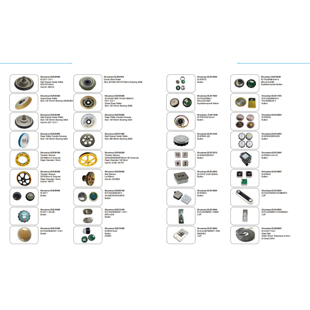 Elevator Spare Parts Escalator Spare Parts