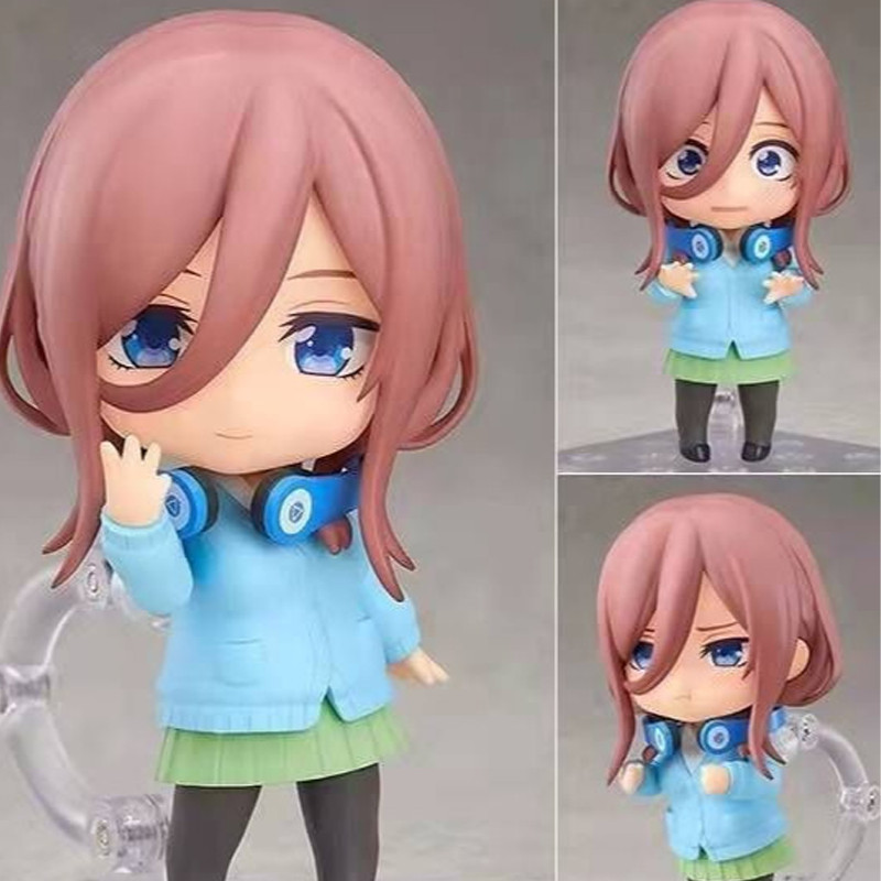 10cm GSC Nendoroid 1306 The Quintessential Quintuplets Nakano Miku Figure Anime Collectible Model To