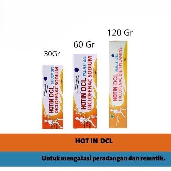 Hotin Hot In Cream DCL 120 gr || 60 gr || 30 gr (Lkosm)