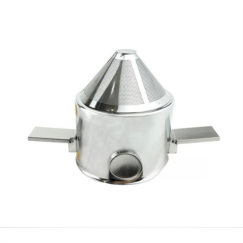 -Stainless Steel Coffee Dripper Portable Pour Over Coffee Filter Reusable Slow Drip Coffee Filter Fo