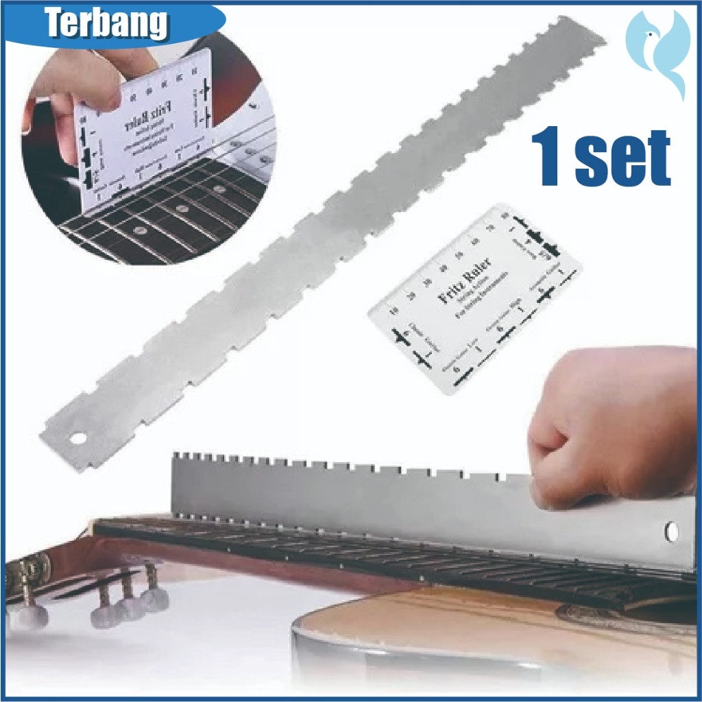 RAIDSHOP Fret Ruler Guitar Neck Notched Ruler Fret Leveling Skala Scale Fret Fretboard Fret Bender A